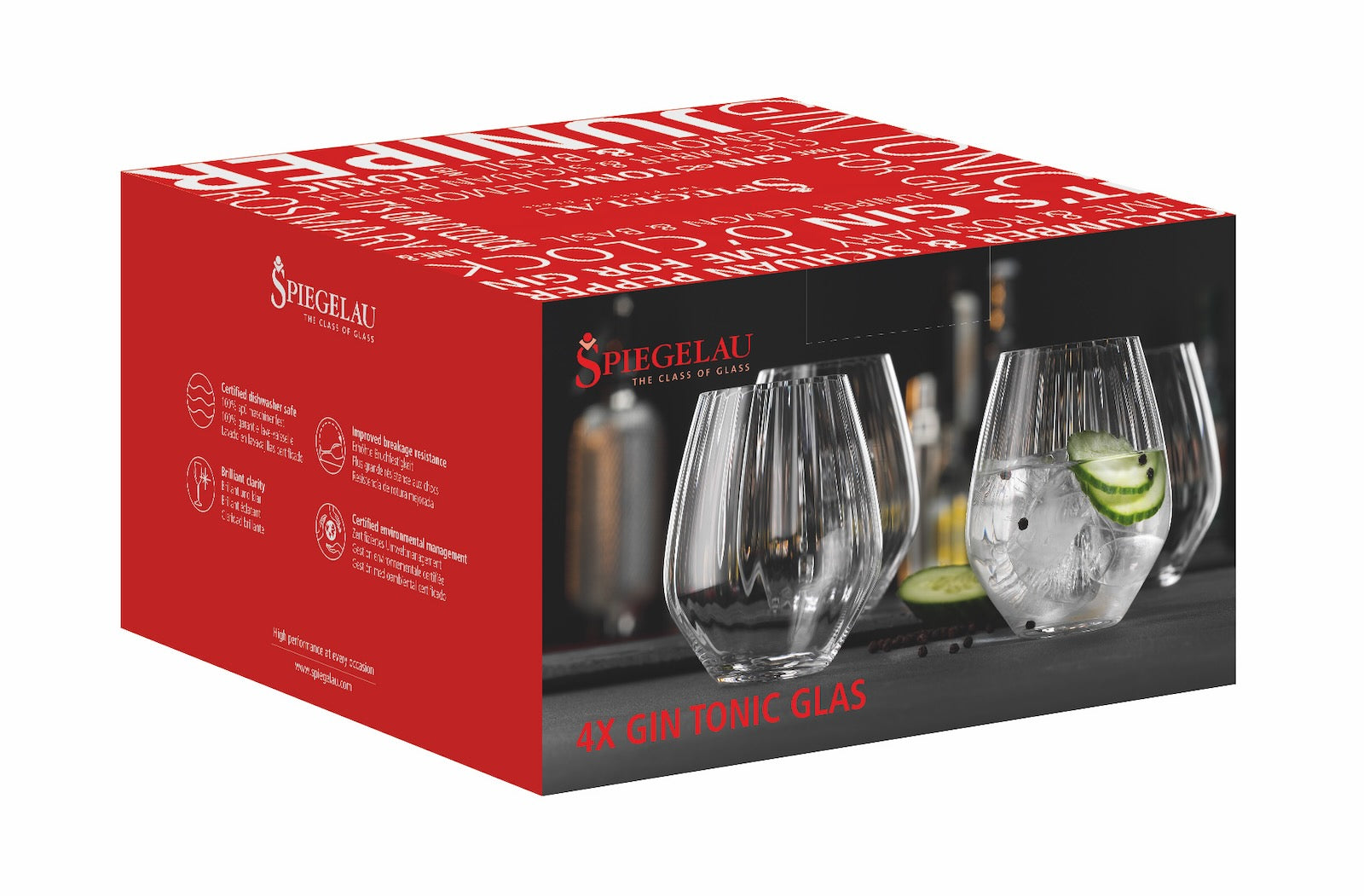 Spiegelau Gin Tonic Glas 4er Set