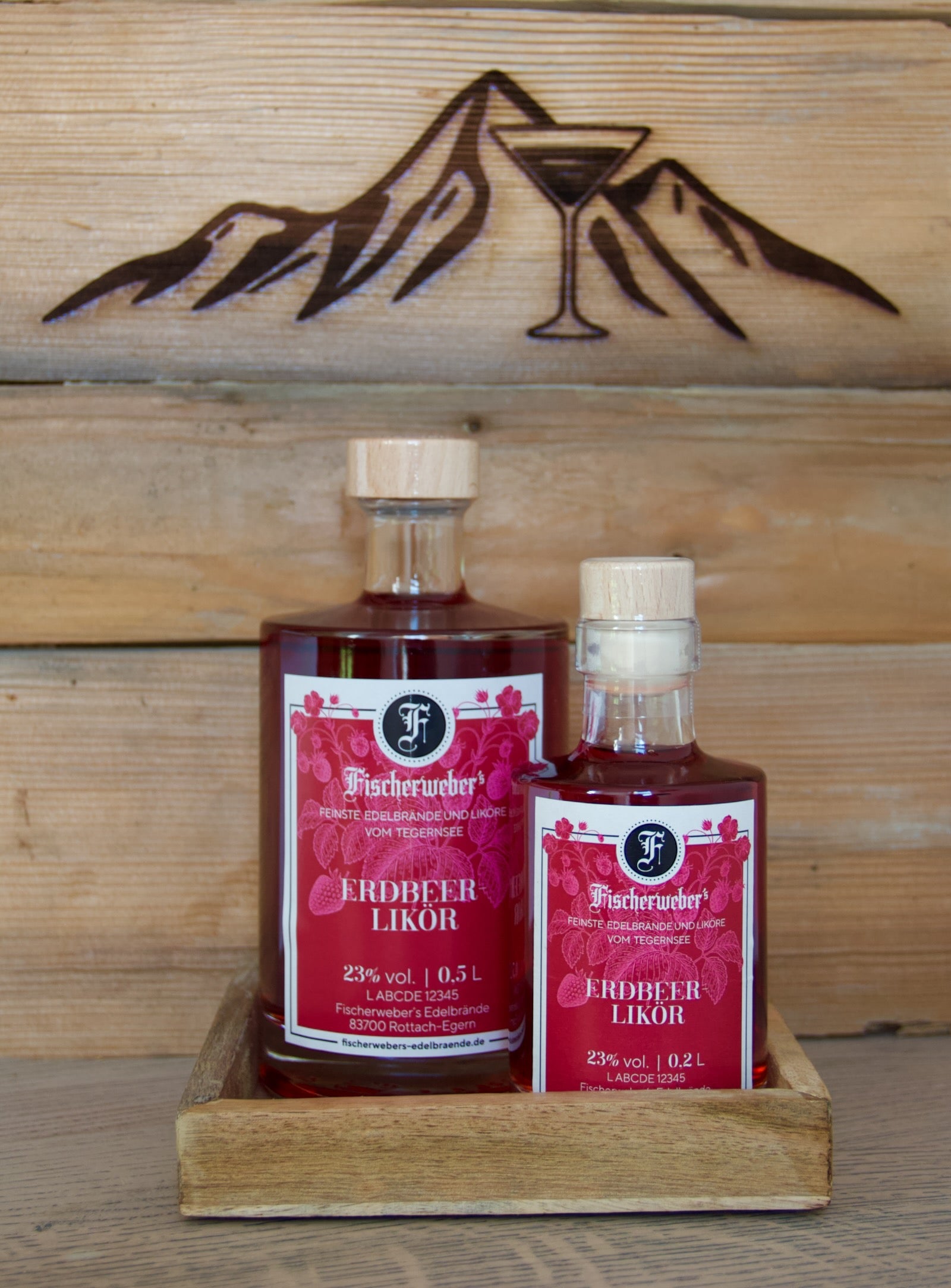 Fischerweber's Erdbeerlikör 23,0%