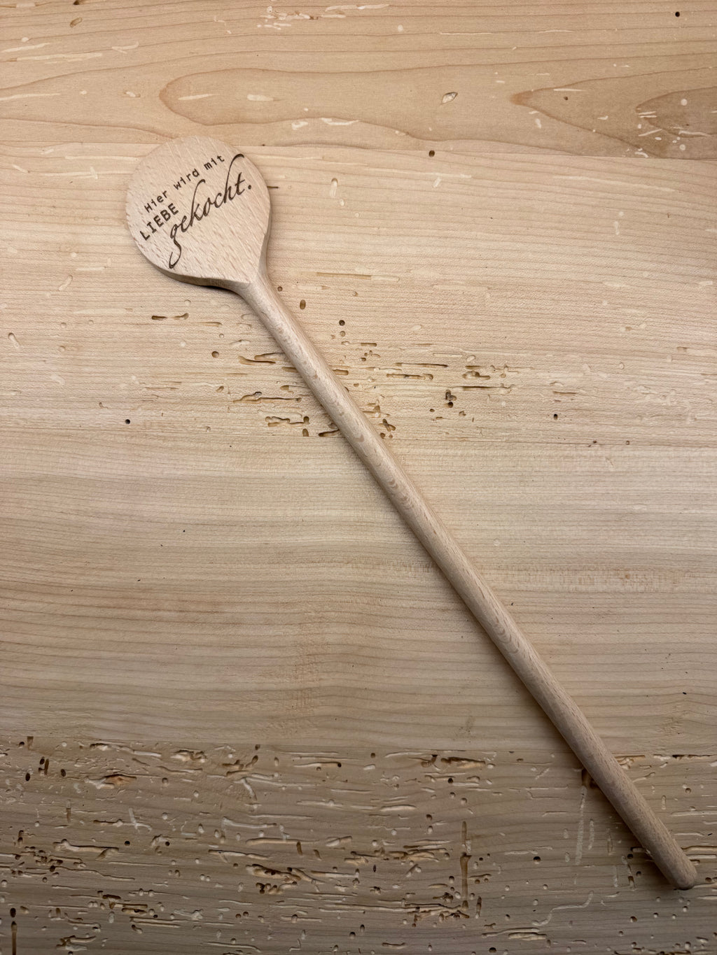 Kochlöffel: Hier wird mit Liebe gekocht.