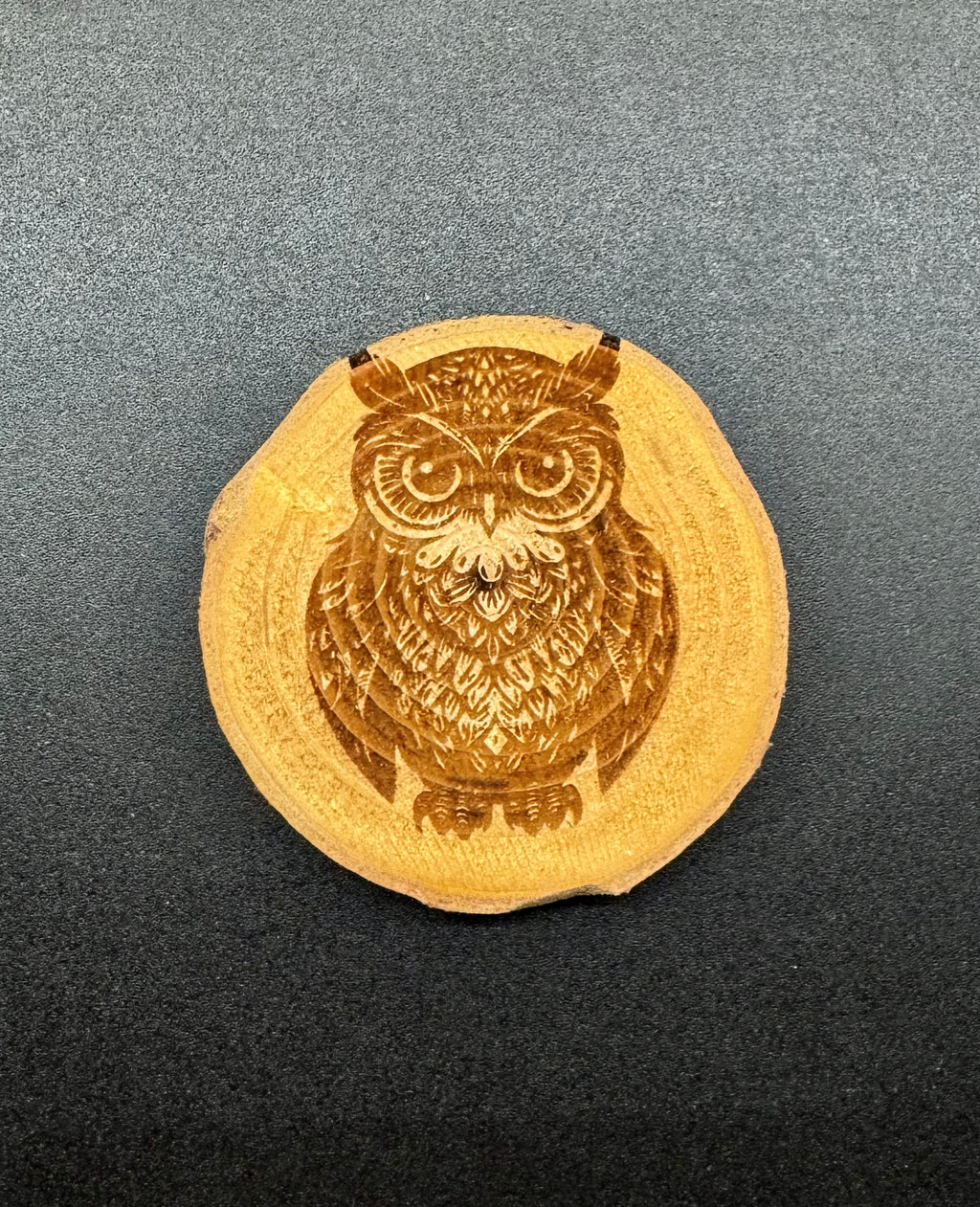 Untersetzer Holz Rund 4er Set mit Lasergravur