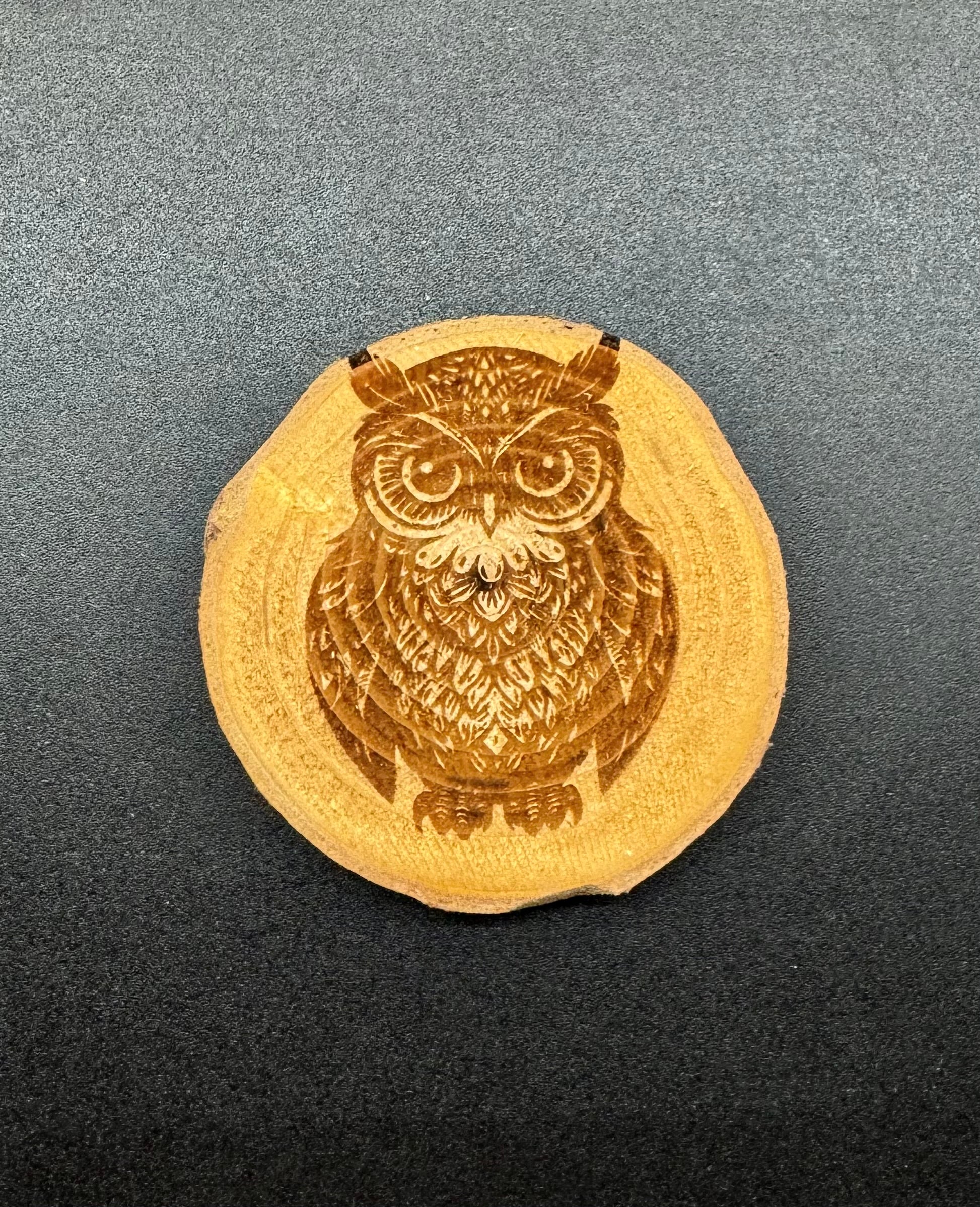 Untersetzer Holz Rund 4er Set mit Lasergravur