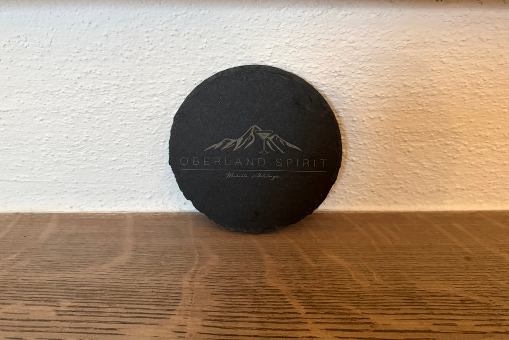 Schieferuntersetzer mit Motiv