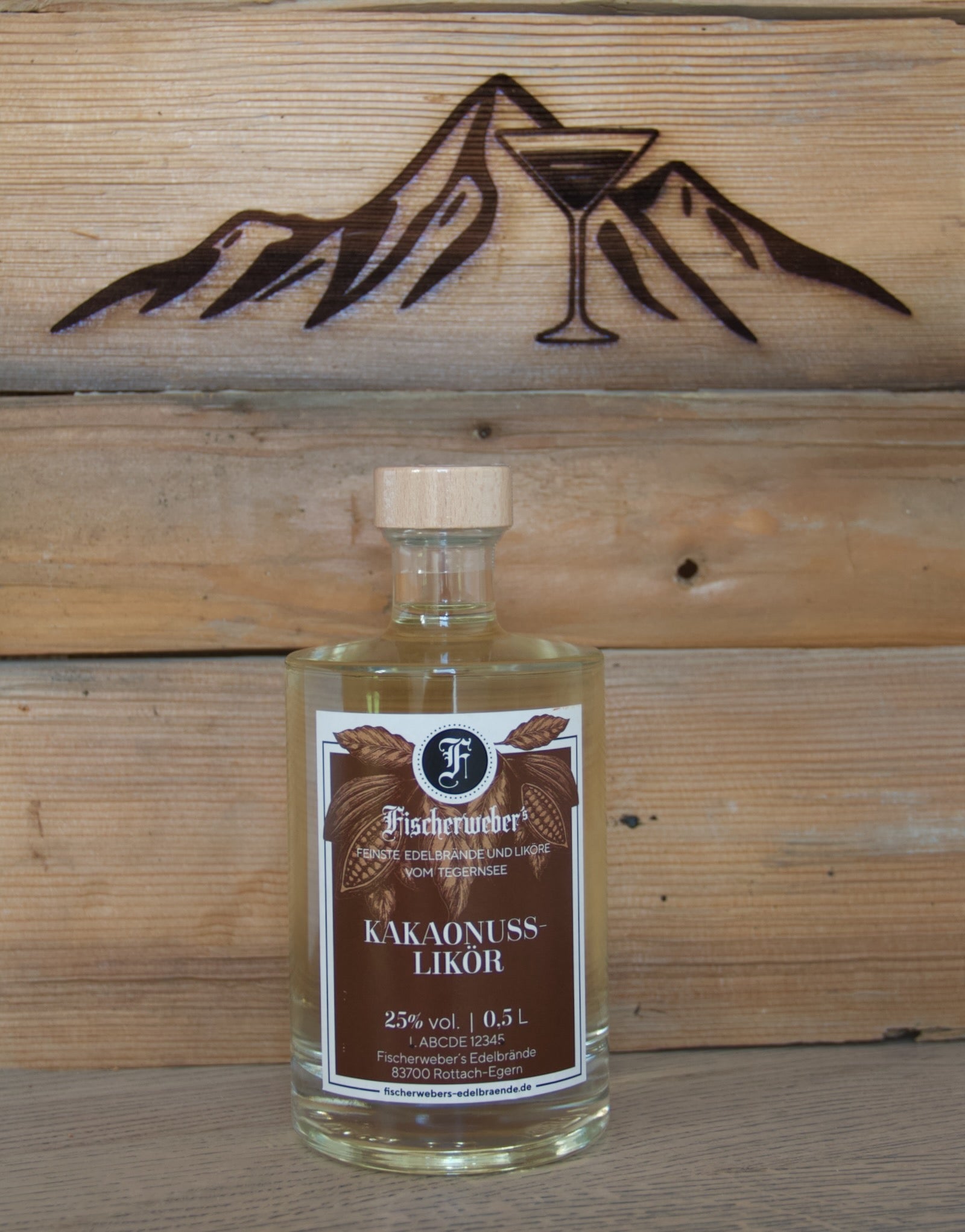 Fischerweber's Kakao-Nuss Likör 25,0%