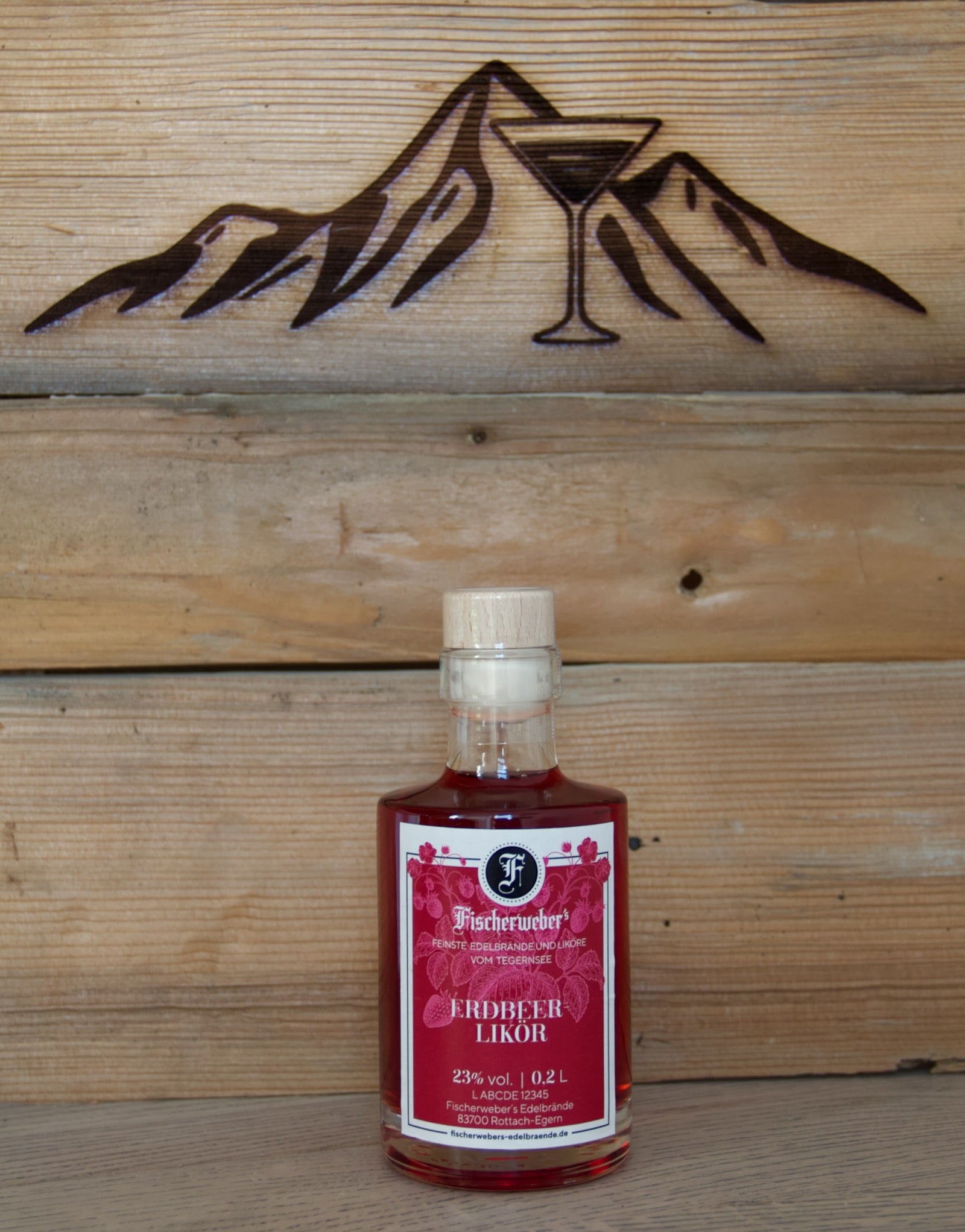 Fischerweber's Erdbeerlikör 23,0%