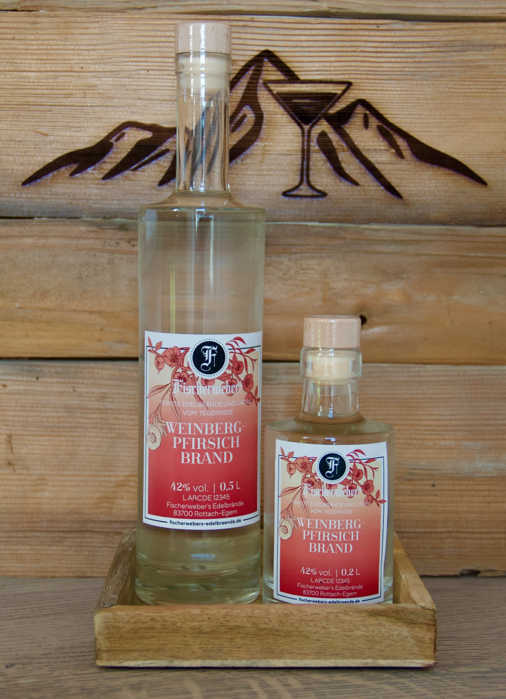 Fischerweber's Weinbergpfirsichbrand 42,0%