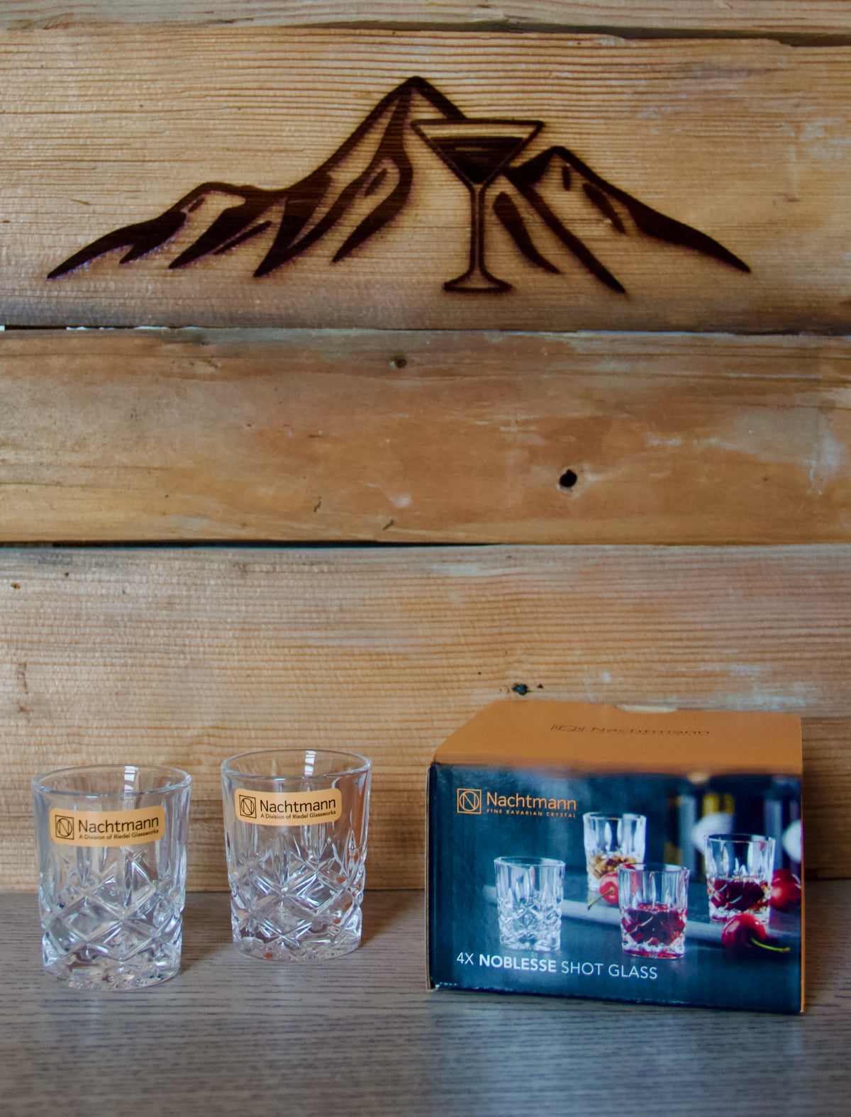 Nachtmann Noblesse Shotglas 4er Set I Oberland Spirit