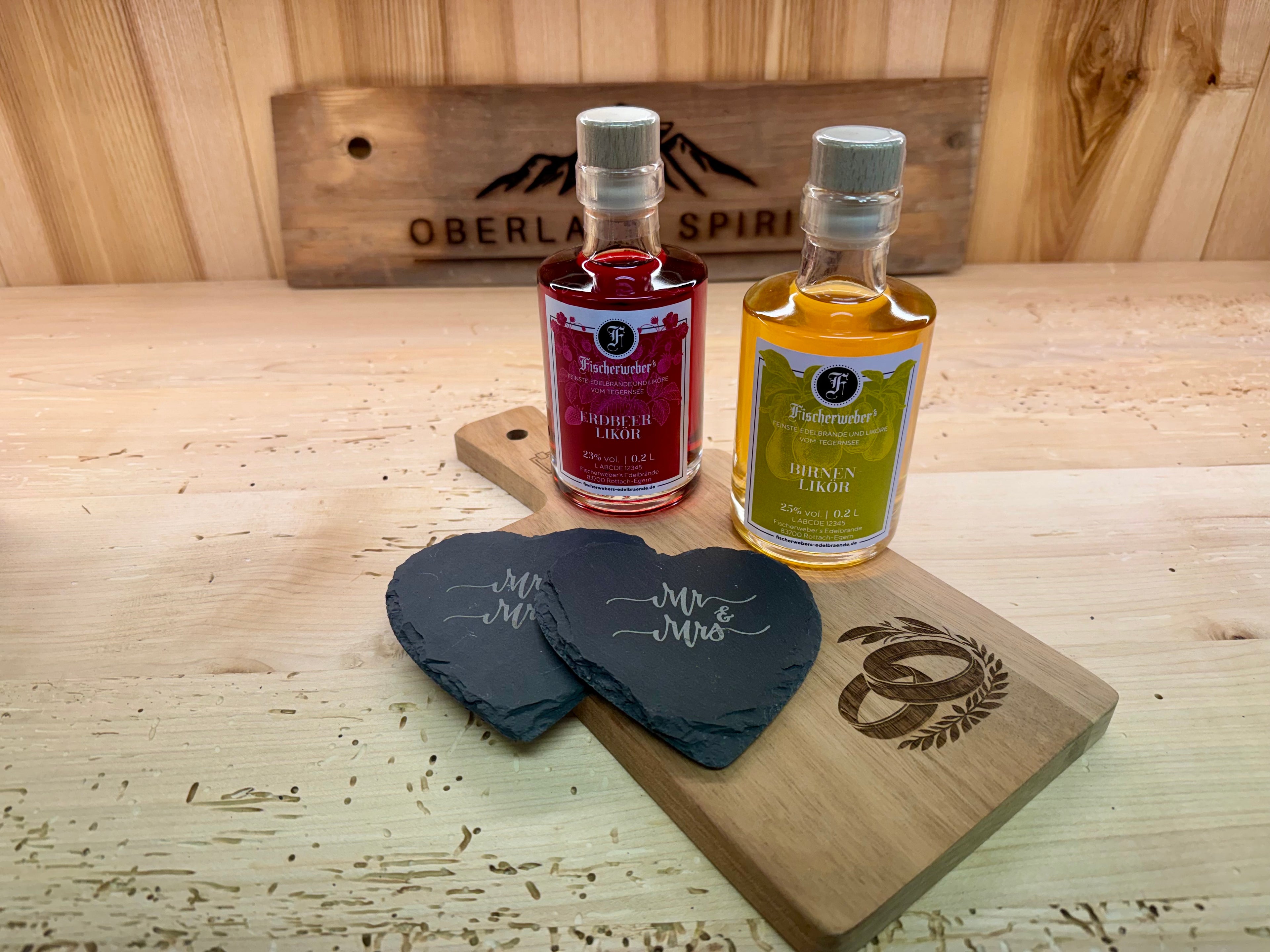 Fischerwebers Fruchtlikör Hochzeitsset
