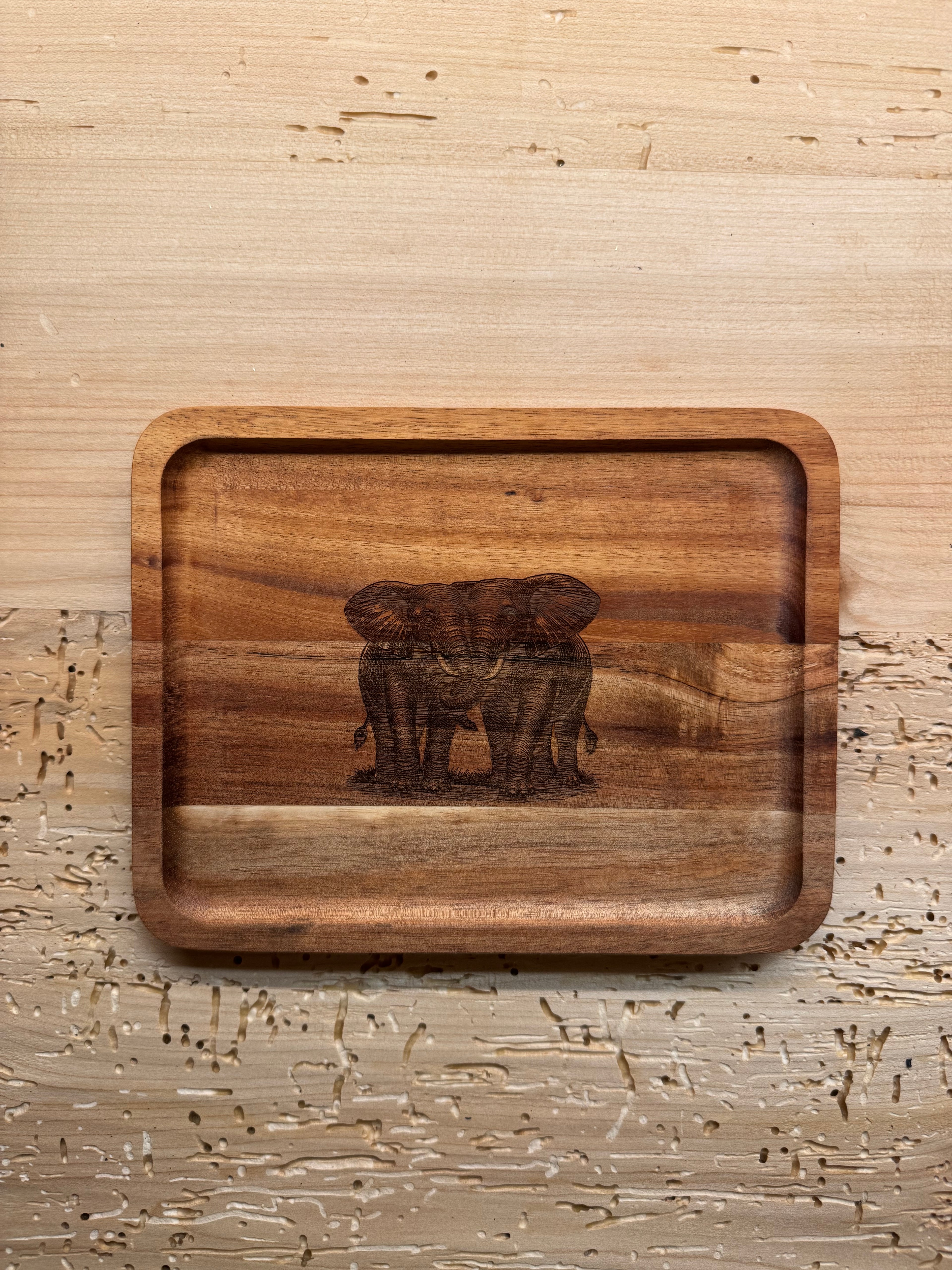 Servierbrettchen Akazie 18x14cm