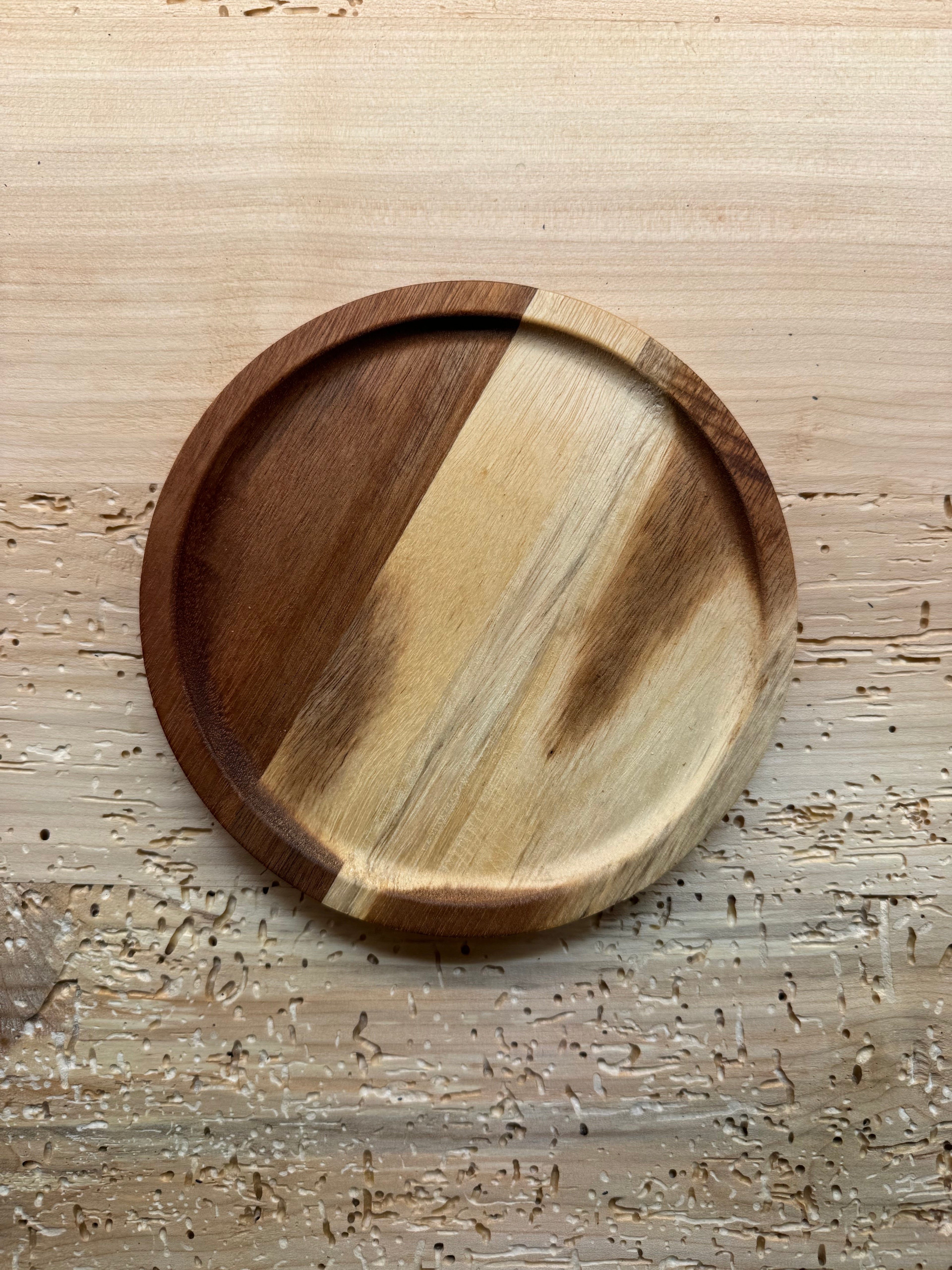 Servierbrettchen Akazie Rund 15,5cm